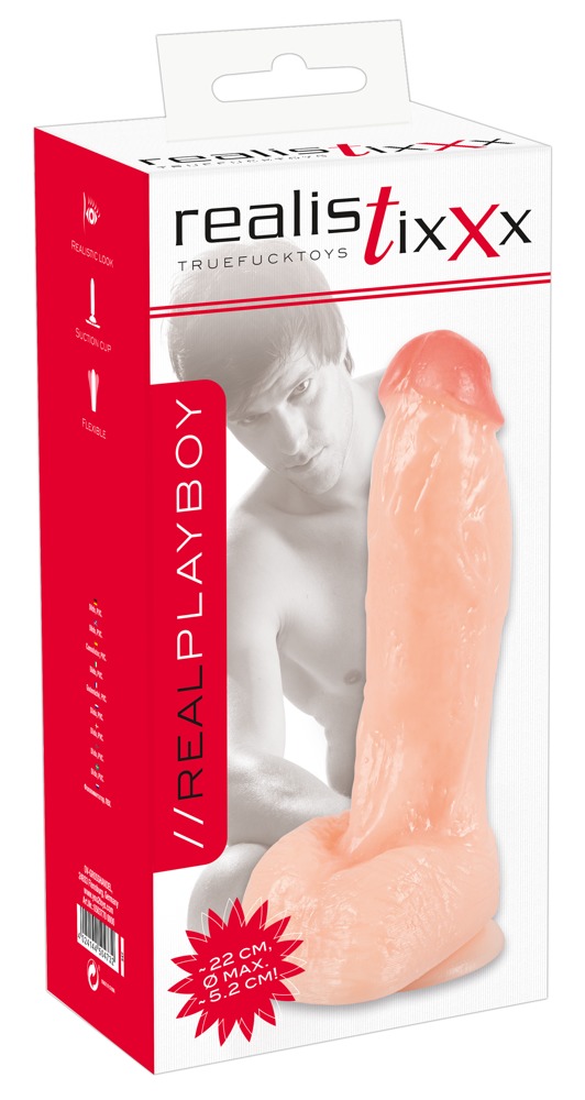 Dildo z przyssawką 23cm Realistixxx