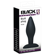 Korek analny siikonowy 12 cm Black Velvets