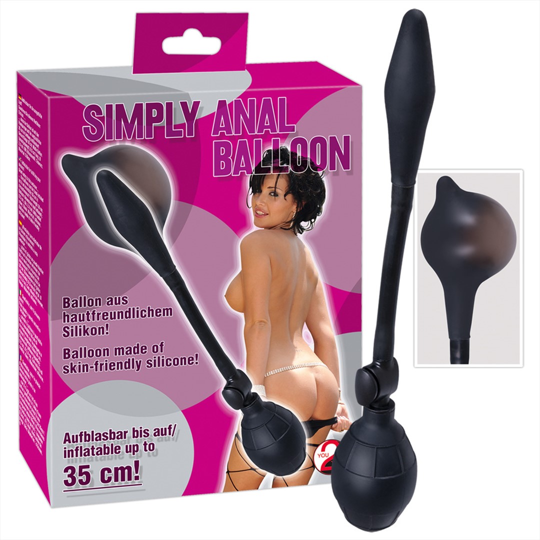 Balonik analny silikonowy pompowany Simply Anal Balloon 8,5 cm — zdjęcie 5