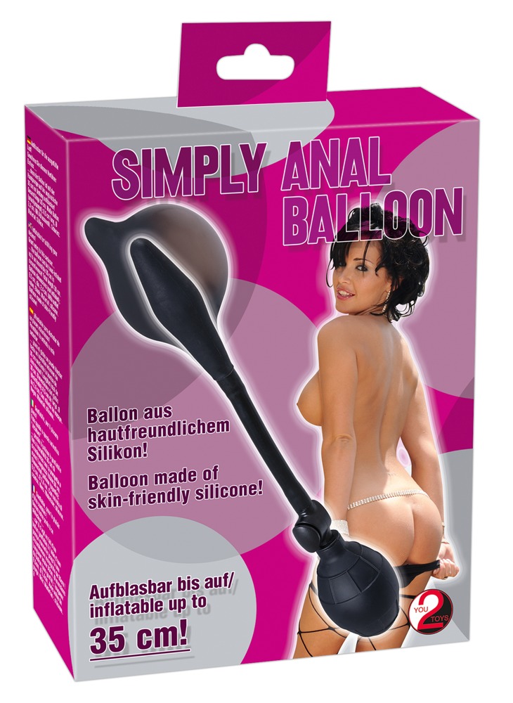 Balonik analny silikonowy pompowany Simply Anal Balloon 8,5 cm