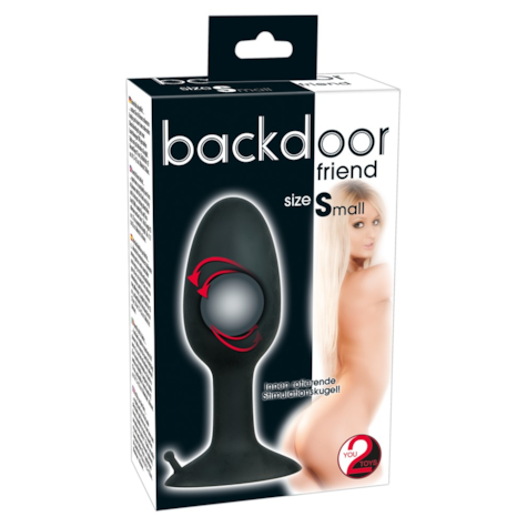 Korek analny silikonowy Backdoor Friend 8 cm