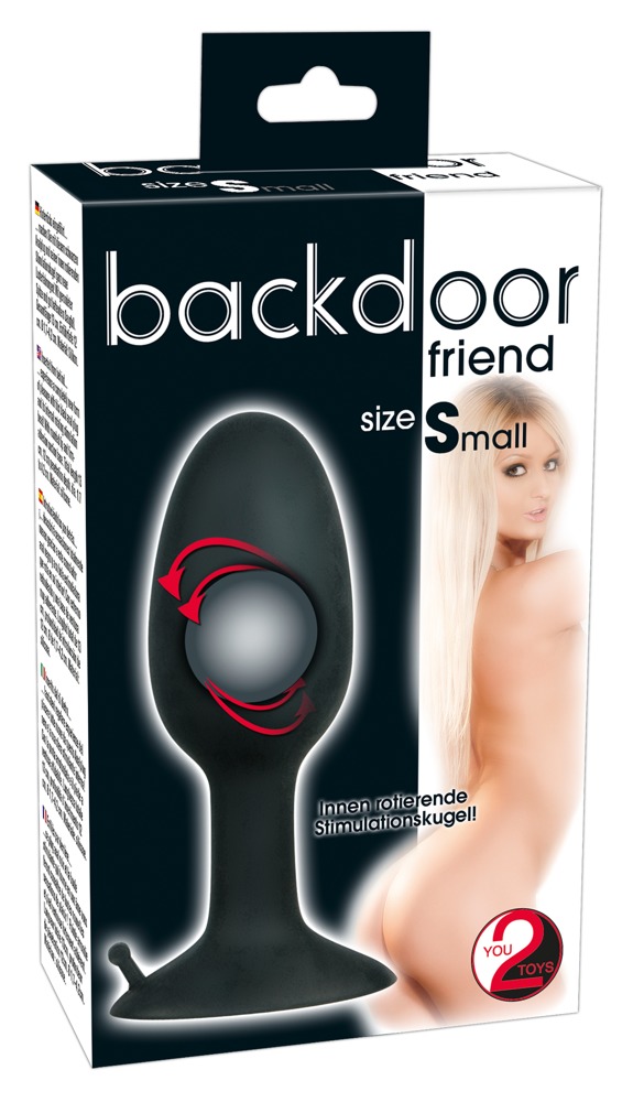 Korek analny silikonowy Backdoor Friend 8 cm