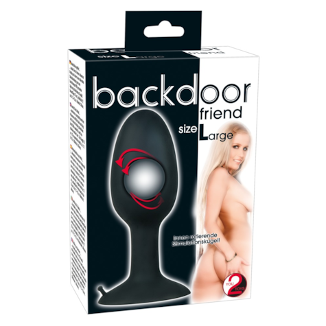 Korek analny silikonowy Backdoor Friend 12 cm