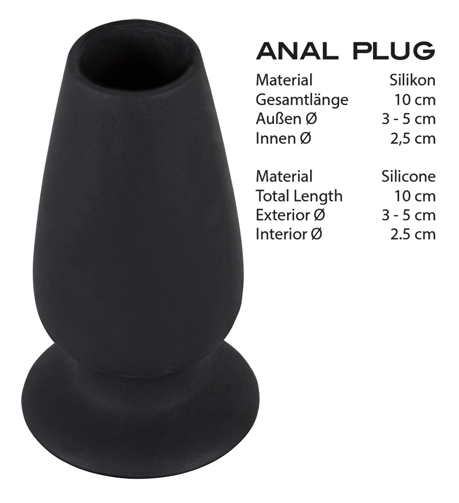 Korek analny silikonowy Lust Tunnel 10 cm — zdjęcie 7