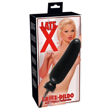 Dildo lateksowe pompowane 20 cm Latex