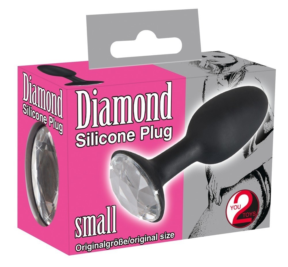You2Toys - Korek analny silikonowy Diamond 8,5 cm