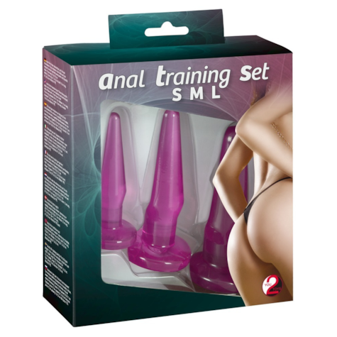 Korki analne zestaw treningowy 3 szt.
