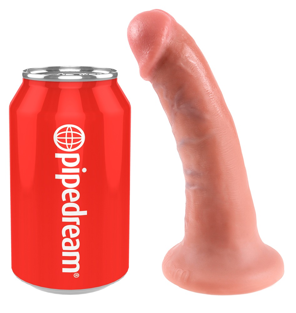 Dildo z przyssawką 17 cm King Cock — zdjęcie 2