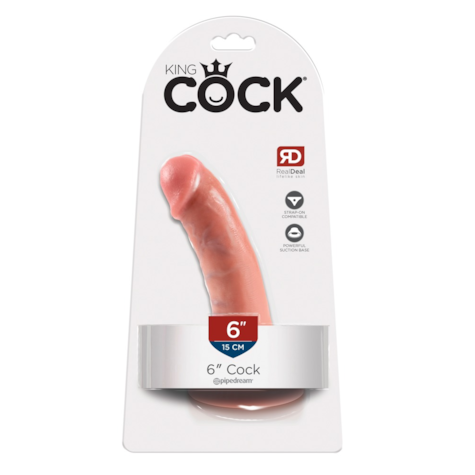 Dildo z przyssawką 17 cm King Cock