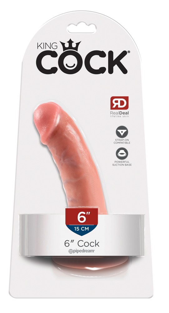 Dildo z przyssawką 17 cm King Cock