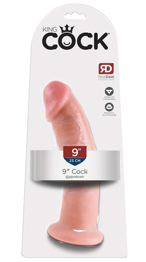 Dildo z przyssawką King Cock 22,9 cm King Cock