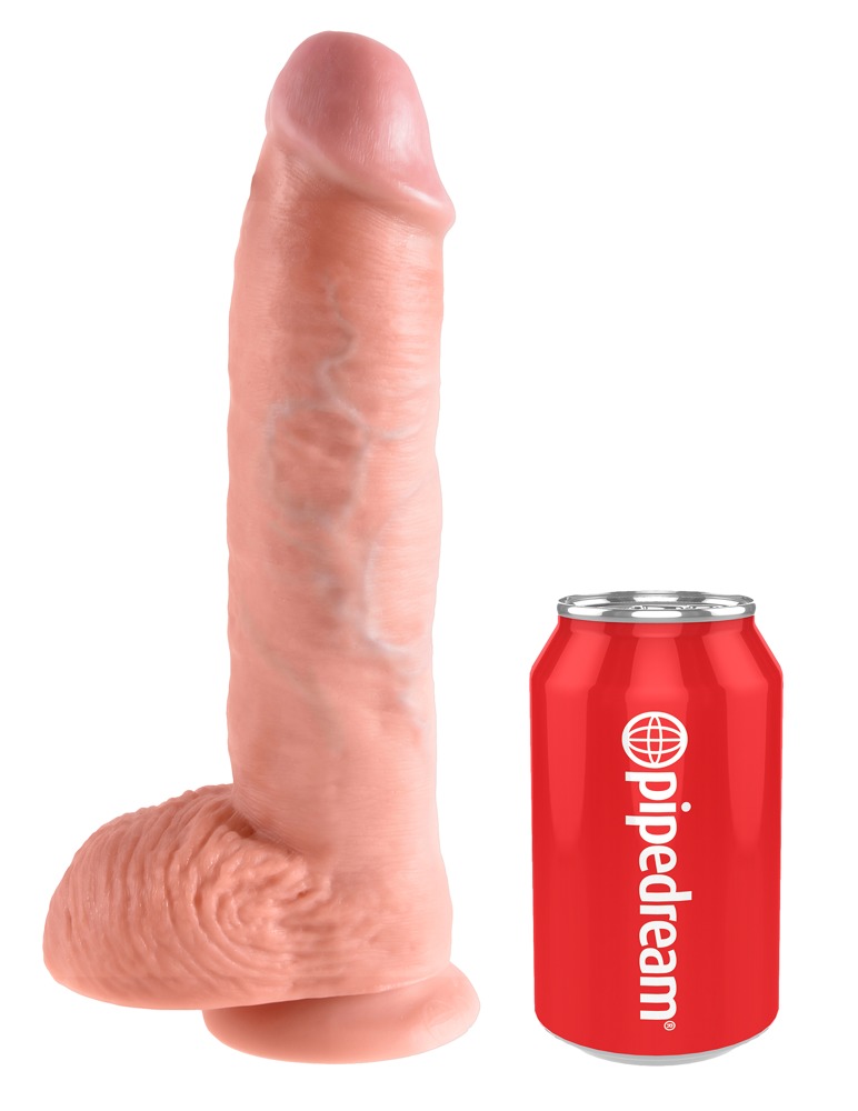 Dildo z przyssawką dł. 26 cm King Cock — zdjęcie 2