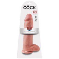 Dildo z przyssawką 30,5 cm King Cock