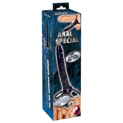 Dildo analne z pierścieniem Anal Special 16 cm