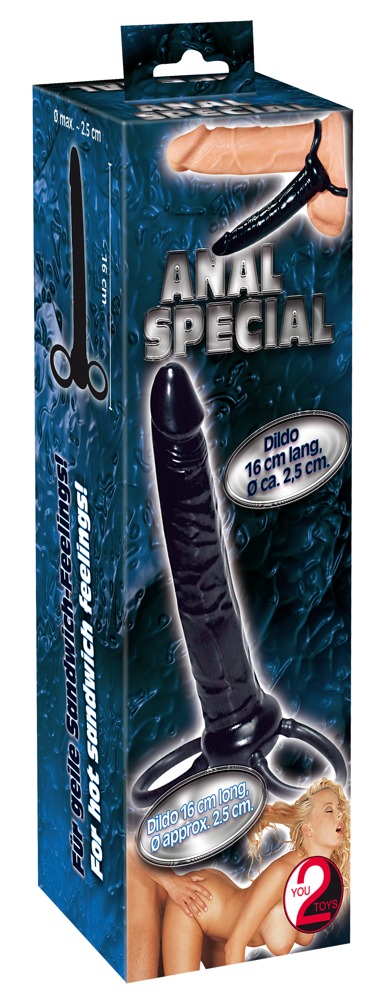 Dildo analne z pierścieniem Anal Special 16 cm