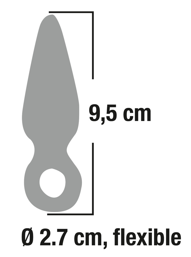 Korek analny Finger Plug 9,5 cm — zdjęcie 5