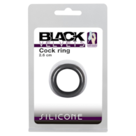 Silikonowy pierścień na penisa Black Velvets 2,6cm