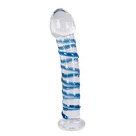 Dildo szklnae Arts Clair Bleu 18 cm