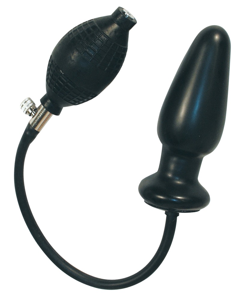 Korek analny lateksowy pompowany Anal Expert 13 cm — zdjęcie 2