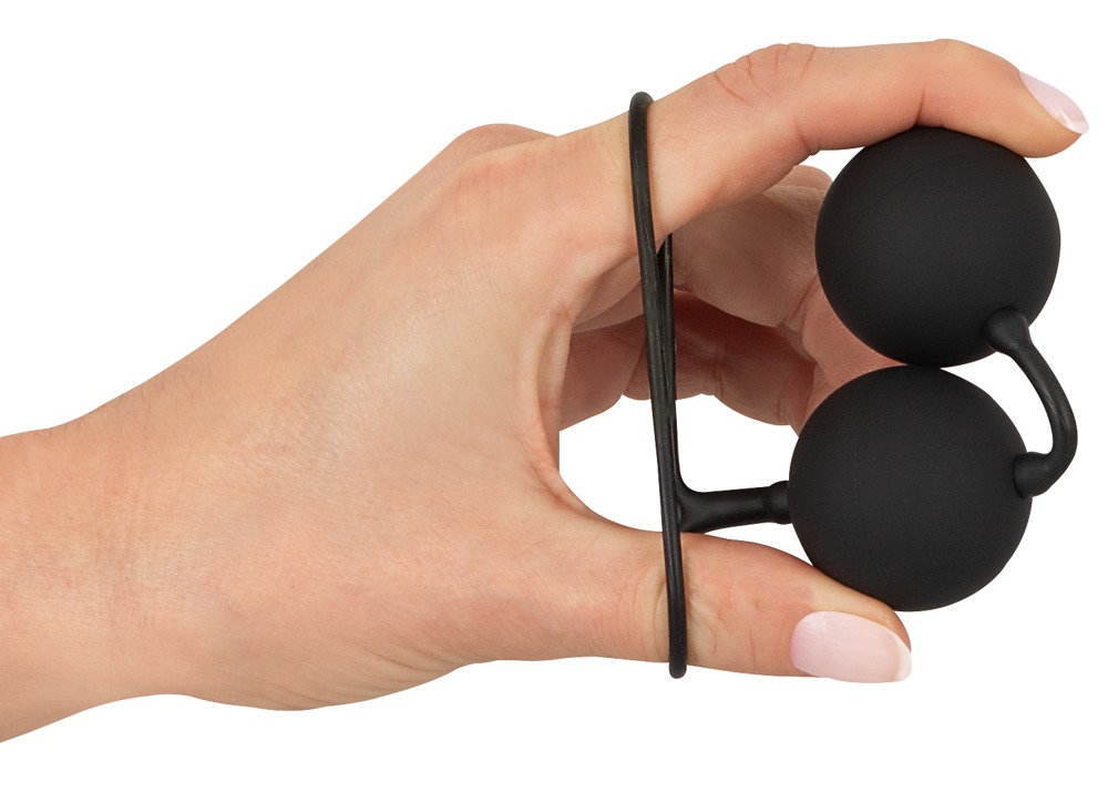 Black Velvets The Perfect Balls - silkonowe kulki czarne — zdjęcie 5