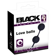 Black Velvets The Perfect Balls - silkonowe kulki czarne