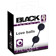 Black Velvets The Perfect Balls - silkonowe kulki czarne
