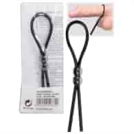 Czarny silikonowy pierścień