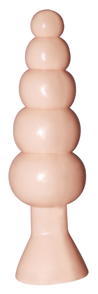 Korek analny Bendable Butt Rattler 20cm cielisty — zdjęcie 2