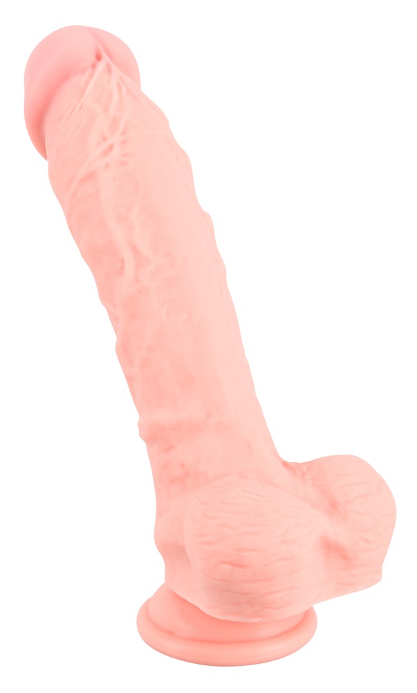 Dildo silikonowe medyczne z przyssawką 24 cm — zdjęcie 3