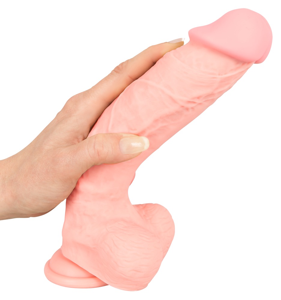 Dildo silikonowe medyczne z przyssawką 24 cm — zdjęcie 6