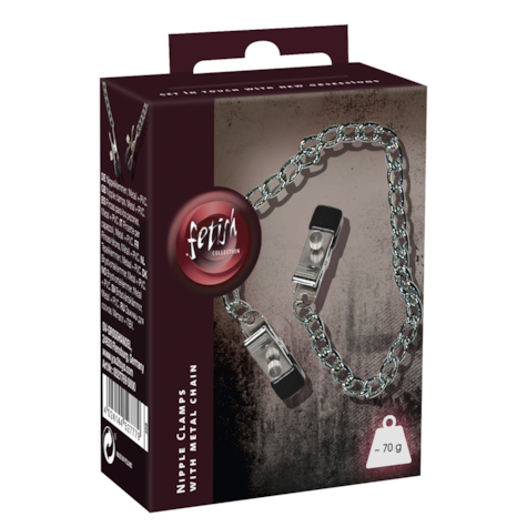 Łańcuszek z klamerkami na sutki