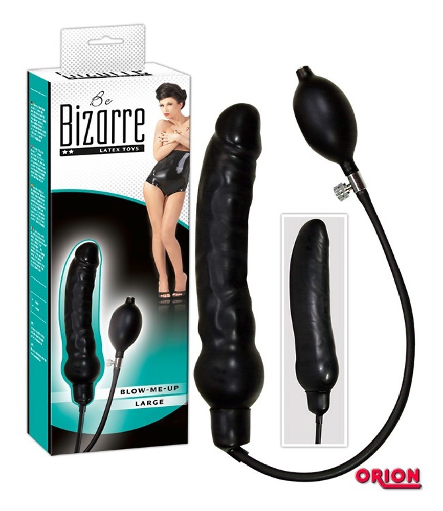 Dildo lateksowe pompowane Blow me up 25 cm — zdjęcie 4