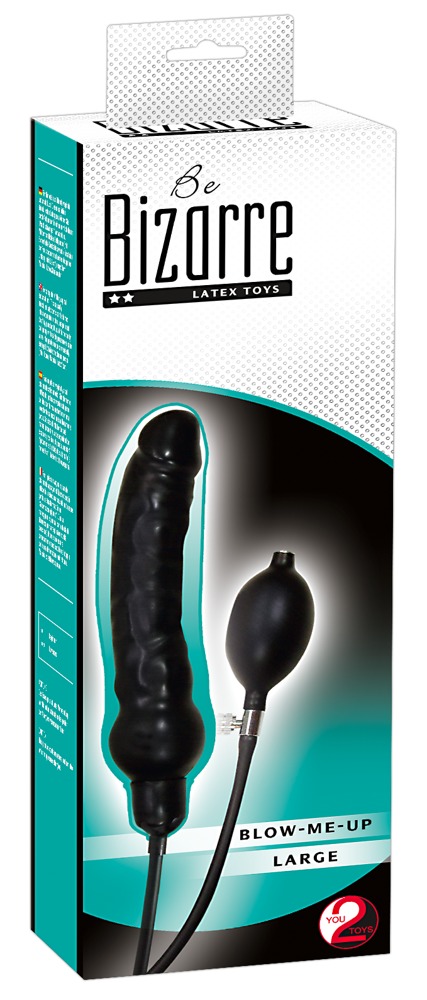 Dildo lateksowe pompowane Blow me up 25 cm