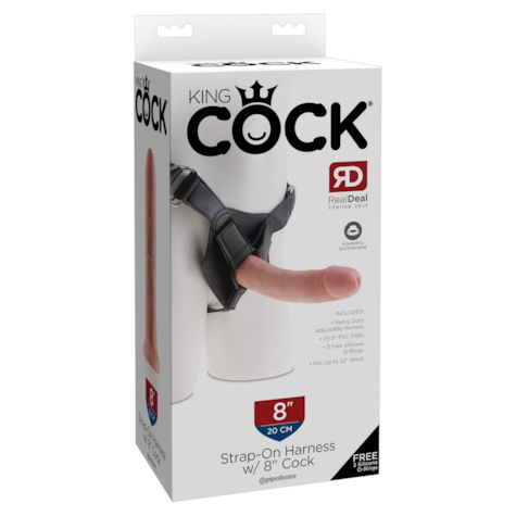 Strap on King Cock dł. 20,3cm