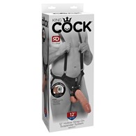 King Cock Hollow Strap-On Suspender System 30cm