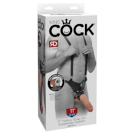 King Cock Hollow Strap-On Suspender System 28cm