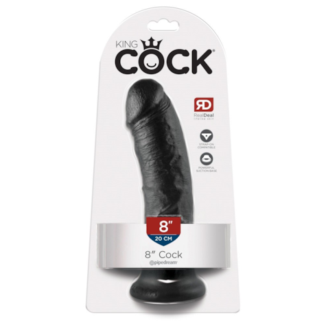 King Cock 8 inch Black