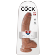 Dildo z przyssawką 23 cm King Cock