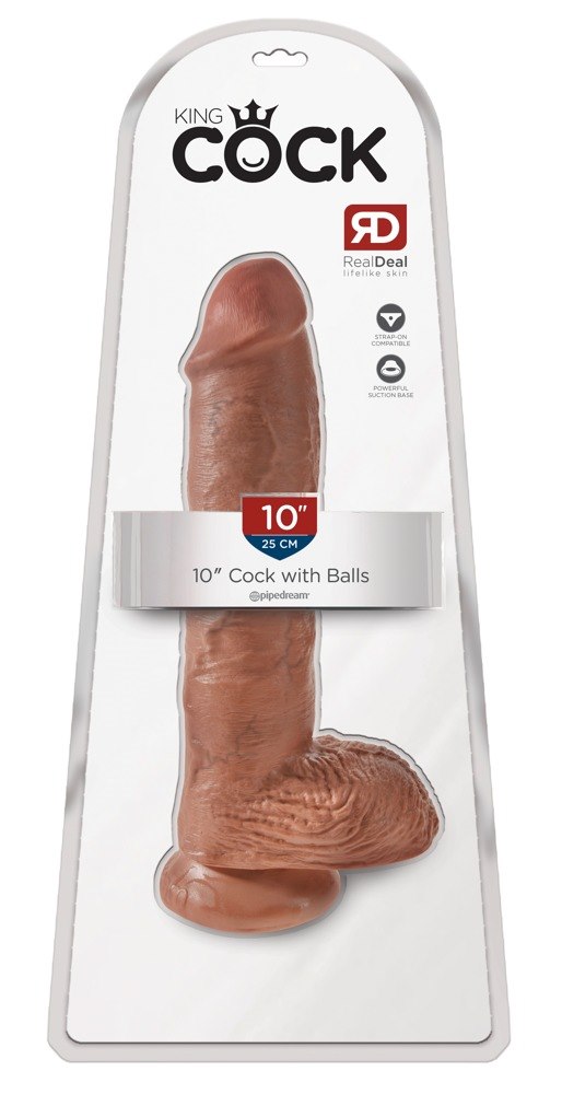 Dildo z przyssawką 25,4 cm King Cock