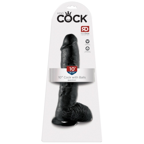 Dildo z przyssawką 25 cm King Cock