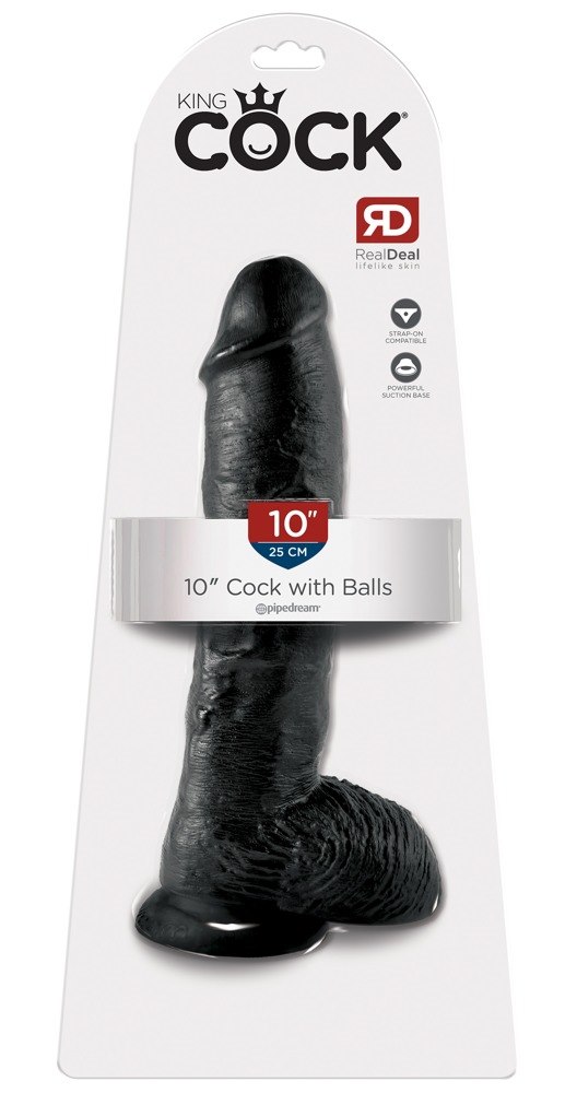 Dildo z przyssawką 25 cm King Cock