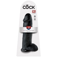 Dildo z przyssawką 30,5 cm King Cock