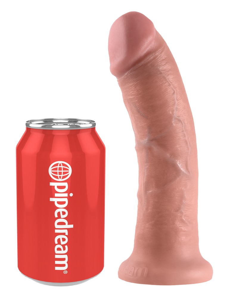 Dildo z przyssawką 20 cm King Cock — zdjęcie 2