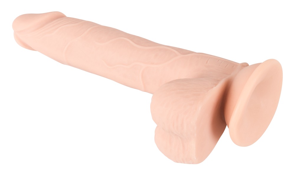 Dildo z przyssawką 24 cm Nature Skin — zdjęcie 5