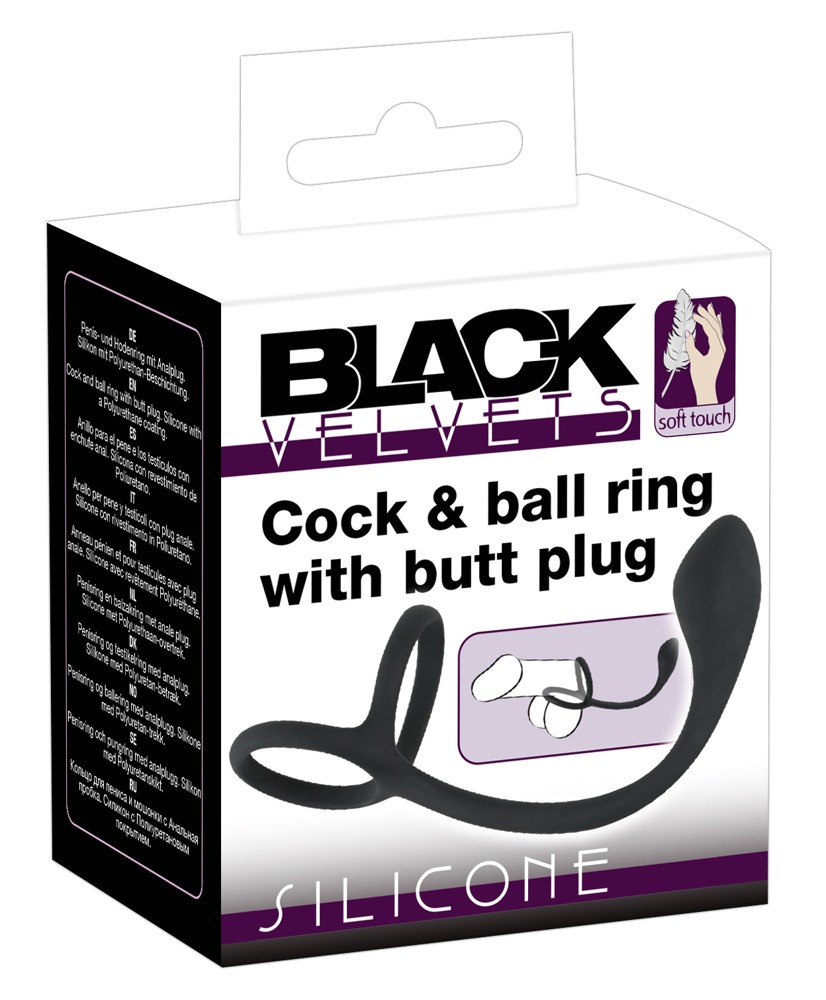 Black Velvets Piercieñ + korek