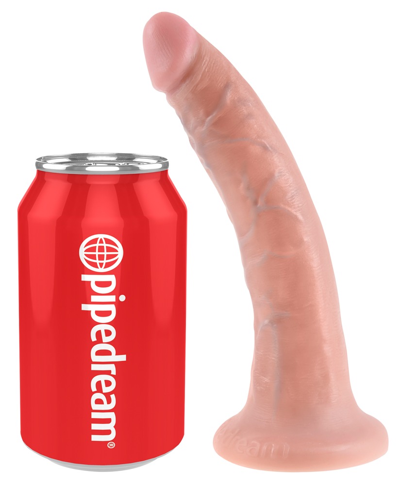 Dildo z przyssawką 18 cm King Cock — zdjęcie 2
