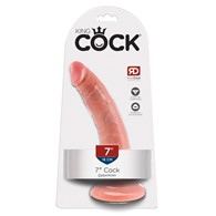 Dildo z przyssawką 18 cm King Cock