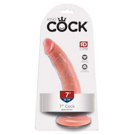 Dildo z przyssawką 18 cm King Cock