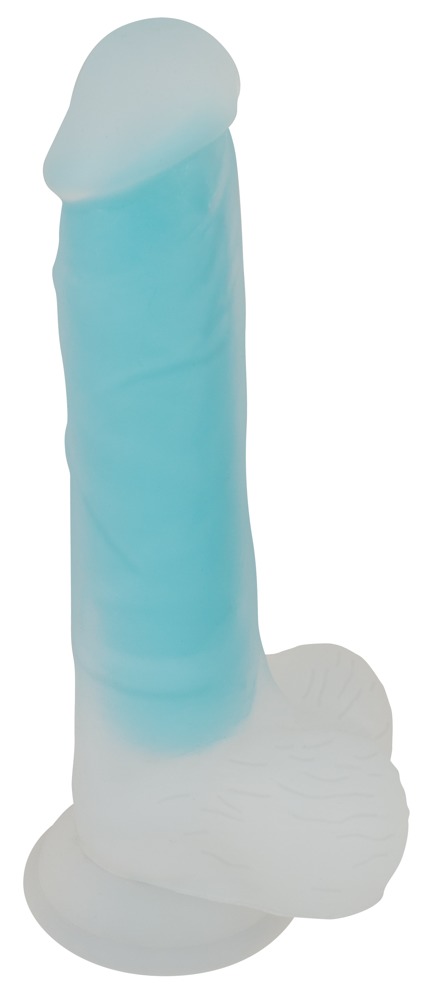 Dildo z przyssawką Glow in the Dark 20,5 cm — zdjęcie 2