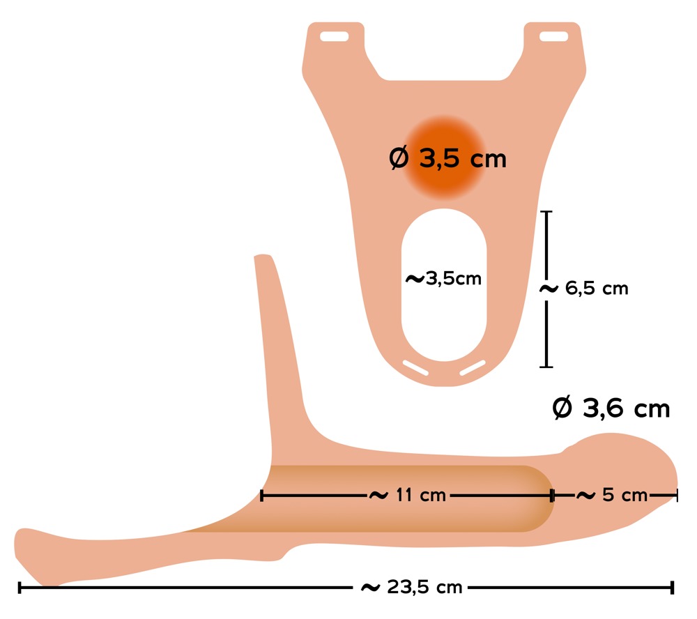 Silikonowy Strap-on +5cm — zdjęcie 7